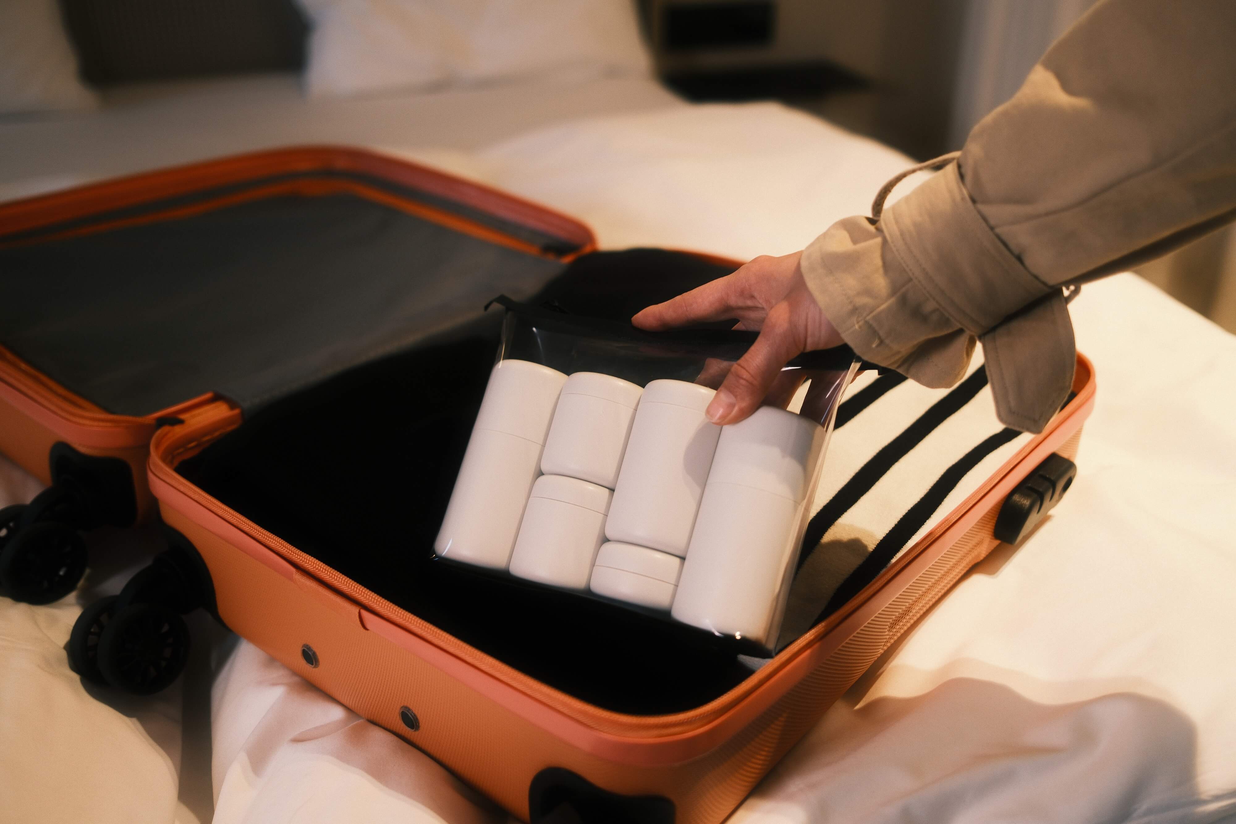 Wie viel Kosmetik braucht man für eine Woche Urlaub?